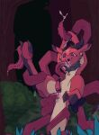  ambient_among_us ambiguous_gender anthro antlers being_watched bigfishyfishy bodily_fluids bound claws collar cum cum_from_nose cum_in_ass cum_in_mouth cum_in_nose cum_in_slit cum_inside cum_on_face cum_on_horn cum_on_penis deadlock demon duo ears_outwards ejaculation elemental_creature feral flora_fauna flower forest forest_background genital_fluids genitals hi_res horn jackalope kobold lagomorph looking_at_another male mammal nature nature_background occult_symbol penetration penile_spines penis pentagram pivoted_ears plant rem_(deadlock) scalie slit_penetration slit_penis slit_play smile symbol tail tapering_penis tentacles tongue tongue_out tree valve 