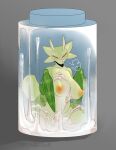  absurd_res angry anthro areola arthropod arthropod_abdomen biped blush bodily_fluids breasts container cum cum_everywhere cum_in_container cum_in_jar cum_on_belly cum_on_body cum_on_breasts cum_on_face cum_on_leg cyber_d1e female genital_fluids green_body green_skin grey_background hi_res in_container in_jar insect jar looking_at_viewer male mantis messy micro nipples orange_areola orange_nipples pamela_(cyber_d1e) raptorial_(anatomy) red_eyes signature simple_background solo 