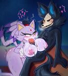 anthro areola big_breasts black_body black_fur black_hair blaze_the_cat blush bodily_fluids bone breast_play breasts canid canine demichan digital_media_(artwork) domestic_cat duo erection eulipotyphlan felid feline felis fellatio female female_penetrated fur genitals hair half-closed_eyes hand_on_head hi_res holding_breast mal0 mal0_(species) male male/female male_penetrating malo mammal narrowed_eyes nipples nude open_mouth oral oral_penetration penetration penile penile_penetration penis penis_between_breasts purple_body purple_fur scp-1471-a scp_foundation sega sex shallow_penetration simple_background sitting skull skull_head skulldog_(species) smile sonic_the_hedgehog_(series) sweat sweatdrop tail titfuck vulva