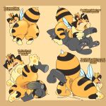 1:1 69_position antennae_(anatomy) anthro anthro_on_feral anthro_penetrating anthro_penetrating_feral anus arthropod arthropod_abdomen balls bedroom_eyes bee bestiality big_butt blush blush_lines bodily_fluids border brown_ears butt chest_tuft clitoral_hood clitoris crown cum cum_from_penis cum_on_ground cum_string demanding dirty_talk domestic_cat duo emanata eyeshadow faceless_anthro faceless_character faceless_male fangs feet felid feline felis female female_feral female_penetrated feral feral_penetrated fur genital_fluids genitals grey_balls grey_body grey_fur grey_penis headgear hi_res hindpaw humanoid_genitalia humanoid_penis hymenopteran insect insect_wings interspecies leg_glider_position licking looking_at_another looking_at_partner looking_at_viewer looking_back looking_back_at_another looking_back_at_partner looking_back_at_viewer lying lying_on_another makeup male male/female male_penetrating male_penetrating_female mammal narrowed_eyes on_front on_side one_eye_closed oral orange_body orange_fur orange_tongue paws penetration penile penis penis_lick presenting presenting_anus presenting_hindquarters presenting_vulva raised_leg red_eyeshadow royalty saliva saliva_on_penis saliva_on_tongue seductive semi-anthro sex simple_background snazzle_snapp stinger striped_body striped_fur stripes sweat teeth thick_thighs tongue tongue_out tuft unsatisfied vulva wings yellow_background yellow_border