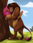  absurd_res deanka digital_media_(artwork) disney felid feline feral french_kissing hi_res kissing kovu lion male male/male mammal pantherine the_lion_king 