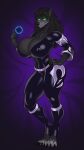 absurd_res anthro big_breasts black_body black_fur black_hair black_latex blizzard_entertainment bodysuit breasts canid clothed clothed_anthro clothed_female clothing dfaop digitigrade female fur glowing glowing_eyes green_sclera grey_latex hair hi_res huge_breasts ivy_(kurizu90) latex latex_bodysuit latex_clothing latex_skinsuit looking_at_viewer magic magic_user mammal multicolored_bodysuit multicolored_clothing multicolored_skinsuit nipple_outline skinsuit solo tight_clothing two_tone_bodysuit two_tone_clothing two_tone_skinsuit warcraft werecanid werecreature white_eyes worgen