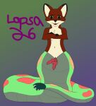  2_penises animal_genitalia animal_penis anthro apode canid canine claws cloacal_penis draconcopode erection fox genitals hemipenes hi_res hybrid knot knotted_penis lapsa_heartlocke legless male mammal multi_genitalia multi_penis penis reptile scalie serpentine snake solo tail_claws 