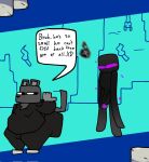 2025 anthro big_butt big_penis black_body black_clothing black_eyes black_hoodie black_nose black_topwear butt cave clothing digital_media_(artwork) domestic_cat duo enderman english_text felid feline felis footwear fur genitals gesture grey_body grey_clothing grey_ears grey_footwear grey_fur grey_shoes grey_tail half-closed_eyes hand_gesture hi_res hoodie humanoid inside lucas_(lucaslora) lucaslora male mammal microsoft minecraft mojang moobs narrowed_eyes obese obese_anthro obese_male overweight overweight_anthro overweight_male penis pointing pointing_at_another purple_eyes shoes standing tail text thick_thighs three-quarter_view topwear torch vein veiny_penis xbox_game_studios xd