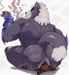 anal anal_penetration anthro anthro_on_anthro big_butt bodily_fluids butt canid canine canis cigar clothing duo eye_patch eyewear facesitting gloves handwear haps hi_res larger_male larger_on_top larger_rimmed looking_pleasured male male/male male_rimming_male mammal mature_male muscular muscular_male musk musky_butt nintendo on_top oral penetration raised_tail rimming rimming_male sex simple_background sitting sitting_on_another size_difference smaller_male smoke smoking snout_fuck star_fox sweat sweaty_butt tail wolf wolf_o'donnell