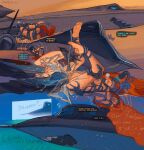 belly_riding blue_yes blush bodily_fluids bound comic duo female feral genital_fluids genitals hair heart_symbol hi_res human leaking_precum living_machine lockheed_martin machine male male/female mammal mechanical_penis penis precum ratbat red_hair sr-71_blackbird text vaginal 