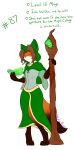 1:2 2020 4_toes anthro barefoot biped black_nose brown_hair canid canine claws clothed clothing countershade_face countershading digital_media_(artwork) english_text eyes_closed female fluffy fluffy_tail fox fur gloves_(marking) green_clothing green_headwear green_hood green_robe hair headgear headwear hi_res hood humanoid_hands laura_(twokinds) leg_markings magic magic_user mammal markings multicolored_body multicolored_fur number paws red_fox signature simple_background socks_(marking) solo standing text toes twokinds wand weapon webcomic white_background wolfie-pawz wood 