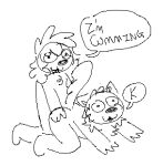 anthro canid canine canis dialogue doggystyle domestic_dog duo ferris_(normalsville) freoncat from_behind_position harrod_(normalsville) line_art male male/male mammal normalsville nude poodle sex smile