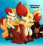  2020 anthro big_breasts bodily_fluids braixen breasts butt canid canine cum cum_in_pussy cum_inside delphox duo female female_penetrated fur genital_fluids hi_res impregnation incest inner_ear_fluff internal male male/female male_penetrating male_penetrating_female mammal mother mother_and_child mother_and_son neksu nintendo nude open_mouth parent parent_and_child penetration pok&eacute;mon pok&eacute;mon_(species) sex simple_background son tongue tongue_out tuft vaginal vaginal_penetration video_games yellow_body yellow_fur 