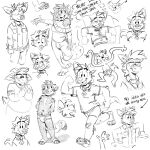 1:1 ailurid anthro antlers black_text bottomwear bovid briefs briefs_only canid canine canis caprine clothed clothing collar collared_shirt darwin_(tinydeerguy) deer directional_arrow domestic_dog dress_shirt drugs eyebrows eyes_closed eyewear female footwear gary_(tinydeerguy) glasses goat group half-closed_eyes hands_behind_head hands_together hi_res horn looking_away male mammal markings matt_riskely narrowed_eyes navel nipples open_clothing open_mouth open_shirt open_smile open_topwear pants procyonid profanity raccoon red_panda riley_(tinydeerguy) shirt shirt_pocket sitting sketch smile socks stoned striped_markings stripes substance_intoxication teeth_showing text thick_eyebrows thought_bubble tinydeerguy toeless_footwear toeless_socks tongue tongue_out tongue_showing topless topwear underwear underwear_only unnamed_donkey_(tinydeerguy) waistband_stripe
