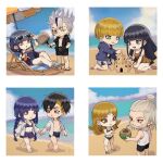  4boys 4girls ada_(naruto) bare_arms bare_legs bare_shoulders barefoot beach beard bikini black_eyes black_hair black_hoodie black_jacket blonde_hair blue_bikini blue_eyes blue_hair blue_one-piece_swimsuit boruto:_naruto_next_generations boruto:_two_blue_vortex boruto_(series) bracelet braid braided_twintails chair chibi coconut coconut_cup code_(naruto) collared_shirt couple cup delta_(boruto) dress drink earrings eyelashes eyewear_on_head facial_hair facial_mark feet flat_chest flip-flops forehead_mark fruit_as_cup green_bikini green_panties hair_ribbon hands_in_pockets highres holding holding_cup holding_hands hood hoodie ifevilwhyuhot jacket jewelry juice kakei_sumire kashin_koji_(boruto) kawaki_(boruto) kneeling legs light_smile lipstick long_hair lying makeup male_swimwear messy_hair mole multiple_boys multiple_girls naruto_(series) ocean on_back one-piece_swimsuit one_eye_closed open_mouth outdoors panties petite pink_eyes pink_hair pink_lips pleated_skirt purple_bikini purple_eyes purple_hair purple_skirt red_eyes ribbon sand_castle sand_sculpture sandals scar scar_across_eye scar_on_face shirt short_dress short_twintails shorts sitting skirt sleeveless sleeveless_shirt smile spiked_hair sundress sunglasses sweat sweatdrop swim_trunks swimsuit tank_top thighs toes twintails umbrella underwear uzumaki_himawari wavy_hair whisker_markings whiskers white_hair white_shirt yamanaka_inojin yellow_dress 