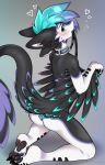 3_toes 4_ears 4_toes absurd_res ambiguous_gender anal anal_penetration anthro anus artist_name avali avian bdsm begging biped black_body black_claws black_collar black_feathers black_fur black_pawpads black_wings blue_body blue_eyes blue_feathers blue_fur blue_hair blush blush_lines bodily_fluids butt buttplug buttplug_in_ass buttplug_insertion claws collar collar_only collar_tag digital_drawing_(artwork) digital_media_(artwork) embarrassed feathered_wings feathers feet femboy fingers full-length_portrait fur gag gem gradient_background hair heart_symbol hi_res hindpaw keshunya kneeling leash leash_in_mouth leash_pull leashed_collar looking_at_viewer looking_back looking_back_at_viewer male male_anthro male_penetrated markings multi_ear multicolored_body multicolored_fur name_tag nude nude_anthro nude_male object_in_ass object_in_mouth open_mouth pawpads paws penetration petplay plug_(sex_toy) plug_insertion portrait pose presenting presenting_hindquarters purple_body raised_tail rear_view red_claws roleplay sex_toy sex_toy_in_ass sex_toy_insertion shaded simple_background slim solo submissive submissive_male sweat sweatdrop tail tail_tuft text toe_claws toes tuft watermark white_body white_fur winged_arms wings