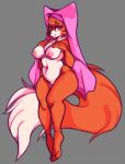  anthro areola big_breasts breasts canid canine canis disney female fox fur genitals looking_at_viewer maid_marian mammal mcpippypants multicolored_body multicolored_fur nipples nude orange_body orange_fur pink_eyes pussy robin_hood_(disney) simple_background solo thick_thighs white_body white_fur 