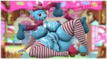  3d_(artwork) animal_genitalia animal_penis anthro anus balls big_breasts big_butt bodily_fluids breasts bukkake butt clothing cum cum_on_breasts cum_on_face cum_on_leg cum_on_tongue cupcake digital_media_(artwork) disembodied_penis ear_piercing ear_ring equid equine equine_penis female food friendship_is_magic genital_fluids genitals gildedbonexfm group hi_res huge_butt legwear male mammal mature_female mostly_nude mrs._cake_(mlp) my_little_pony nipples penis piercing pussy text thick_thighs thigh_highs tongue tongue_out 