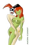  aion(artist) batman dc harley_quinn poison_ivy 