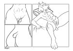  breasts canid canine canis claws collar comic domestic_dog female gender_transformation genitals halcy0n herm intersex mammal masturbation monochrome mtf_transformation multi_breast multi_nipple nipples paws pussy solo species_transformation transformation vaginal vaginal_masturbation 