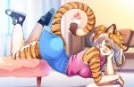  felid feline female humanoid_face luxarman mammal pancake_(character) pantherine tiger 