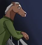  2020 bojack_horseman bojack_horseman_(character) bridge clothing equid equine hi_res horse indiglows jacket male mammal netflix night solo topwear 