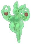  2020 absurd_res alpha_channel anthro anthrofied big_breasts big_butt breasts butt female genitals hi_res lime09 nintendo nipples nude pok&eacute;mon pok&eacute;mon_(species) pussy reuniclus solo thick_thighs video_games wide_hips 