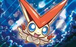  creature no_humans official_art pokemon pokemon_(creature) pokemon_trading_card_game solo third-party_source tsuruta_saya victini 