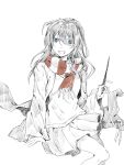  alternate_costume alternate_eye_color alternate_hair_length_(longer) black_hair blue_eyes coat commentary dated_commentary hair_between_eyes hand_rest hat hat_ribbon highres holding holding_wand long_sleeves missing_headwear open_mouth oriharareimu red_scarf ribbon scarf simple_background sitting skirt touhou usami_renko wand white_background white_coat white_ribbon white_skirt wide_sleeves winter_clothes wizard_hat 