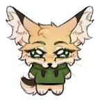  2026 :3 alpha_channel anthro avery_(suheugene) big_ears blush canid canine cheek_tuft chibi clothing digital_drawing_(artwork) digital_media_(artwork) dipstick_ears drakooka ear_markings eyebrows eyelashes facial_tuft fennec_fox fluffy fluffy_tail fox fur furry_tail green_clothing green_hoodie green_topwear hoodie inner_ear_fluff looking_at_viewer low_res male mammal markings multicolored_ears multicolored_tail simple_background solo standing tail tan_body tan_ears tan_fur topwear transparent_background true_fox tuft whiskers 