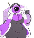  alpha_channel animate_inanimate anthro big_breasts blush breasts cape cleavage clothed clothing cord cube female gamecube gamecube_girl gloves handwear hi_res lightningfire12 nintendo nintendo_switch open_mouth simple_background smile solo standing thick_thighs transparent_background video_games wide_hips 