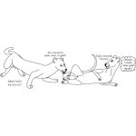  animal_genitalia balls black_and_white dialogue duo feral genitals imminent_castration lying male male/male mammal monochrome murid murine mustelid musteline nude nude_female nude_male on_side rat rodent sheath tail teeth thought_bubble true_musteline urbanhermit weasel 