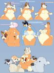  absurd_res anthro anus australian_cattle_dog bandit_heeler belly bluey_(series) bodily_fluids breast_fondling breast_play breasts breath bulge butt butt_grab calypso_(bluey) canid canine canis cassidy_(yeenskunk) cattledog chilli_heeler clothing clothing_pull costume cum cum_inside dialogue domestic_dog erection erection_under_clothing fanning fanning_self father_(lore) female fondling frisky_(bluey) from_behind_position genital_fluids grope groping_from_behind hand_on_breast hand_on_butt herding_dog hi_res husband husband_and_wife looking_back male mammal married_couple mask mature_female mature_male moan mother_(lore) mouse murid murine overweight overweight_anthro overweight_female overweight_male parent_(lore) pastoral_dog rear_view rodent romantic romantic_couple sequence sex sketch_page skinsuit spread_anus spread_butt spreading steam suit sweat sweatdrop thick_thighs tight_clothing trixie_heeler wearing_mask wendy_(bluey) wife yeenskunk 
