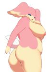  absurd_res audino big_breasts blush breasts butt female hi_res looking_at_viewer nintendo nipples pok&eacute;mon pok&eacute;mon_(species) solo umisag85rabb99 video_games 