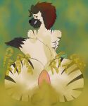  anthro anus backsack balls big_anus big_balls big_butt black_hair bubble_butt butt fart fart_cloud fart_fetish farting_at_viewer fur genitals hair hi_res huge_anus huge_balls huge_butt hyena hyper hyper_anus jadetanuki koda_(kodakoba) looking_at_viewer looking_back looking_back_at_viewer male mammal musk musky_butt puffy_anus red_hair smelly smug smug_face smug_grin solo stink_fumes stink_lines striped_body striped_fur striped_hyena stripes white_body white_fur 