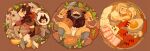  2026 3_toes 5_fingers 5_toes ambient_fish ambient_sealife anthro armor avian avian_taur beard bent_arm bent_legs biped bird's-eye_view black_body black_fur blonde_hair blush bowl bread brown_background brown_beard brown_facial_hair brown_hair cat_smile cel_shading celery chibi claws clothed clothing colored container cutlery delicious_in_dungeon digital_drawing_(artwork) digital_media_(artwork) dinner domestic_cat dragon dragon_taur dwarf egg_yolk eyes_closed facial_hair falin_touden feathered_wings feathers feet felid feline felis female fingernails fingers food footwear fruit full-length_portrait fungus fur group hair happy headgear helmet hi_res high-angle_view holding_food holding_kleever holding_object holding_spoon horn horned_helmet hug hugging_food humanoid humanoid_face humanoid_taur in_bowl in_food in_soup izutsumi_(delicious_in_dungeon) kitchen_utensils kleever lemon lettuce long_hair long_tail looking_at_viewer lying male mammal meat mushroom mythological_creature mythological_scalie mythology nails on_back on_side partially_submerged plant plantigrade pointy_ears portrait pose prick_ears quadruped ramen_noodles red_body red_claws ren_nolasco sandals scalie seasoning senshi_(delicious_in_dungeon) shaded shoes simple_background smile soup spoon straight_hair tail tan_body tapering_tail taur thick_tail thought_bubble toes tomato tools trio vegetable white_body white_feathers white_fur wings x_eyes 
