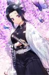  japanese_clothes kimetsu_no_yaiba kochou_shinobu shouu-kun sword 