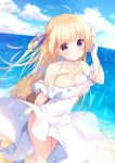  dress ikataruto no_bra skirt_lift summer_dress tagme 