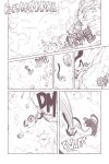 2026 6_panel_comic altaria ambiguous_gender cheek_spots comic duo english_text feral fur generation_2_pokemon generation_3_pokemon gladdiop_(aots) monochrome motion_lines muro_(aots) nintendo open_mouth pichu pokemon pokemon_(species) pokemon_mystery_dungeon rock scarf sound_effects spike_chunsoft text umikit