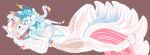absurd_res animate_inanimate anthro duo eeveelution fan_character female generation_1_pokemon generation_6_pokemon gnolub hi_res kisha_(artist) living_clothing ninetales nintendo pokemon pokemon_(species) suit_transformation sylveon tagme transformation