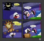 101_dalmatian_street 101_dalmatians 2022 canid canine canis comic dalmatian demon_(darkdemon) disney domestic_dog duo elvira_(cartooncross) english_text fan_character female feral five_nights_at_freddy's five_nights_at_freddy's:_security_breach floppy_ears hi_res hunting_dog male mammal mixed_breed saluki scottgames sighthound spots steel_wool_studios text unclescooter