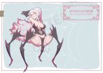  2026 alt_text arachnid_humanoid areola_slip arthropod_girl ass breasts bug capcom commentary english_commentary eyelashes flower highres huge_ass lala_barina_(monster_hunter_wilds) large_areolae large_breasts lips long_eyelashes long_hair looking_at_viewer m_legs makeup monster_hunter_(series) navel nekit48l nude open_mouth plant red_fur red_hair silk simple_background solo spider spider_web spread_legs white_fur white_hair wide_spread_legs 