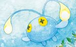  :o chinchou creature day full_body gen_2_pokemon no_humans official_art outdoors pokemon pokemon_(creature) pokemon_trading_card_game sekio solo third-party_source underwater water yellow_eyes 