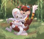 anal anal_penetration andyocelot balls bodily_fluids cinccino cum duo ejaculation eyes_closed feral generation_5_pokemon genital_fluids genitals hi_res male male/male male_penetrating nintendo orgasm penetration penis penis_size_difference pokemon pokemon_(species) toni_(dewott97) velvet_(velvetsc) watchog