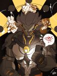  1boy 3girls absurdres animal_ears banyue_(zenless_zone_zero) blush chibi clothed_robot dialyn_(zenless_zone_zero) furry furry_female grey_hair happy_birthday highres holding holding_phone humanoid_robot kba_000 long_hair male_focus mechanical_eyes mechanical_hands metal_skin mini_person minigirl multicolored_hair multiple_girls phone promeia_(zenless_zone_zero) rabbit_ears rabbit_girl robot robot_boy white_hair zenless_zone_zero zhao_(zenless_zone_zero) 