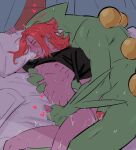 a_mu_(laiweitui) abs anal anal_penetration anthro anthro_penetrating anthro_penetrating_human anthro_penetrating_male bed blush blush_lines bodily_fluids butt clothed clothing cum cum_in_ass cum_inside cum_on_abs cum_on_butt cum_on_chest cum_on_hand duo ear_piercing ear_stud erection fang_yuan_(laiweitui) from_behind_position furniture generation_3_pokemon genital_fluids genitals hair handjob handjob_while_penetrating heart_symbol hi_res holding_object holding_pillow human human_on_anthro human_penetrated humanoid_genitalia humanoid_penis interspecies laiweitui long_hair looking_pleasured male male/male male_anthro male_human male_on_anthro male_on_human male_penetrated male_penetrating male_penetrating_human male_penetrating_male mammal muscular nintendo nipple_fetish nipple_pinch nipple_play nipples on_bed penetration penile penile_penetration penis piercing pillow pinch pokemon pokemon_(species) pokemon_trainer pokephilia raised_clothing raised_shirt raised_topwear reach_around reptile romantic romantic_couple scalie sceptile sex shirt spoon_position topwear