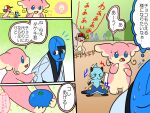 2012 4:3 ^_^ ambiguous_anthro ambiguous_gender ambiguous_humanoid anthro audino berry bodily_fluids comic dewott dialogue drooling egg emanata eyes_closed female_(lore) food fruit generation_5_pokemon group heart_symbol hilbert_(pokemon) holding_berry holding_food holding_fruit holding_object holidays human humanoid japanese_text komatutororu light_bulb male male_(lore) male_human mammal nintendo open_mouth oran_berry plant pokemon pokemon_(species) pokemon_berry pokemon_egg saliva sawk smile speech_bubble sweat sweatdrop text tongue translated valentine's_day