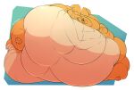 ambiguous_gender anthro belly big_belly chubby_cheeks dragonite generation_1_pokemon huge_belly hyper hyper_belly immobile male membrane_(anatomy) morbidly_obese morbidly_obese_anthro nintendo obese obese_anthro obese_male overweight overweight_anthro overweight_male pokemon pokemon_(species) scales simple_background solo tail thick_tail tuuuuck wings