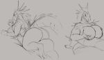 4_eyes alien anthro big_breasts big_butt breast_play breasts butt duo female hi_res huge_breasts huge_butt human jezzlen larger_female male male/female mammal multi_eye scalie sex size_difference smaller_male thick_thighs titfuck wide_hips