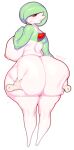2026 absurd_res big_breasts big_butt blush bodily_fluids breasts butt butt_grab chest_spike digital_drawing_(artwork) digital_media_(artwork) disembodied_hand featureless_feet feet female gardevoir generation_3_pokemon green_body green_hair hair hand_on_butt hi_res huge_breasts huge_butt huge_hips humanoid looking_back multicolored_body nintendo nipples nude nude_female nude_humanoid onae_ane pink_nipples pokemon pokemon_(species) pseudo_hair rear_view red_eyes smile solo spikes spikes_(anatomy) sweat sweaty_body sweaty_butt thick_thighs two_tone_body white_body wide_hips