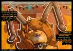 absurd_res antennae_(anatomy) anthro arthropod bee bodily_fluids building burning burning_building christmas christmas_decorations christmas_lights destruction digital_media_(artwork) english_text female fire fur glistening glistening_body glowing hair hi_res holidays hymenopteran insect khalfy_kun looking_at_viewer open_mouth outside pup_bee rebekah_(khalfy_kun) smile solo talking_to_viewer teeth text tongue yellow_body