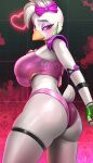 2026 absurd_res animatronic anthro avian beak bedroom_eyes big_breasts big_butt biped bird blush bow_ribbon breasts butt chicken clothed clothing colored detailed detailed_background digital_drawing_(artwork) digital_media_(artwork) ear_piercing ear_ring female fingers five_nights_at_freddy's five_nights_at_freddy's:_security_breach galliform glamrock_chica gloves handwear heart_eyes heart_symbol hi_res looking_back machine mechanical_arm narrowed_eyes panties partially_clothed phasianid piercing portrait pose ring_piercing robot roxanne_wolf scottgames seductive shaded solo standing steel_wool_studios three-quarter_portrait topwear underwear wettestrabbit white_body