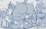 2026 big_butt body_size_growth butt butt_crater butt_crush butt_focus canid canine canis clenched_teeth collar collar_tag comic crushing_building domestic_dog eating_building feral fur great_dane hanna-barbera hi_res low-angle_view macro macro_feral macro_male male male_feral mammal markings mastiff molosser motion_lines multiple_scenes paws quadruped raised_tail rear_view scooby-doo scooby-doo_(series) signature sitting size_transformation smile solo sound_effects spots spotted_body spotted_fur tail teaselbone teeth text transformation