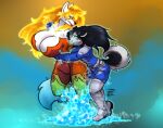 2026 anthro belt big_breasts black_body black_fur blue_eyes blush bodysuit boots breasts canid canine canis cleavage clothed clothed_anthro clothed_female clothing domestic_dog domino_mask duo elemental_manipulation eyemask eyewear female female/female fluffy fluffy_tail footwear fox fur glowing glowing_eyes glowing_hair hair hanazawa huge_breasts husky ice ice_manipulation legwear lips lipstick long_hair makeup mammal mask multicolored_body multicolored_bodysuit multicolored_clothing multicolored_fur multicolored_skinsuit nordic_sled_dog orange_hair red_lipstick restrained roxanne_del_rio shoes skinsuit spitz story story_in_description superhero supervillain tail thick_bottom_lip thigh_boots thigh_highs tight_clothing two_tone_body two_tone_bodysuit two_tone_clothing two_tone_fur two_tone_skinsuit white_body white_clothing white_fur white_legwear white_thigh_boots white_thigh_highs wide_hips yellow_eyes